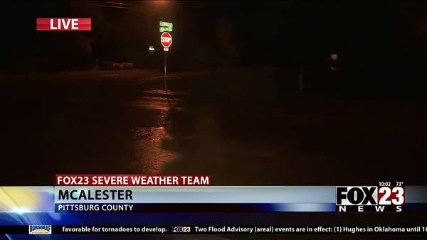 Heavy storms continue overnight across parts of Green Country