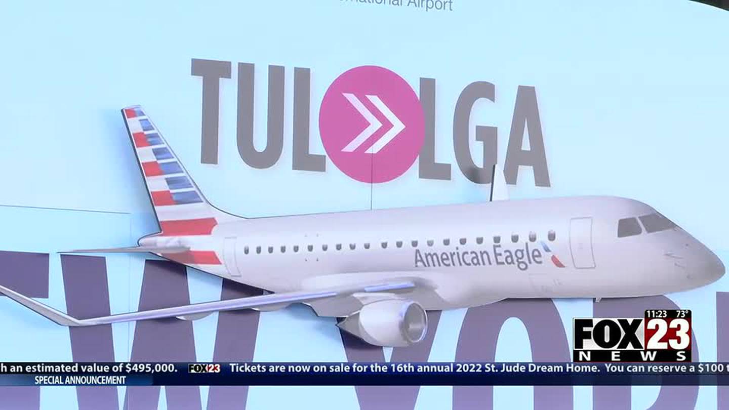 Tulsa airport celebrates new American Airlines NYC route with selfie contest
