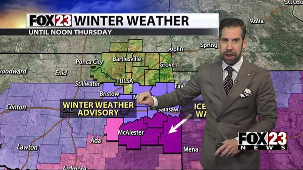 FOX23 Wednesday Afternoon Forecast