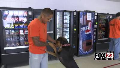 Dog training program at Oklahoma prison help inmates find purpose 