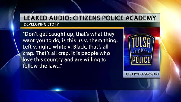 ‘Not acceptable:’ Tulsan shares concerns about TPD supervisors controversial comments 