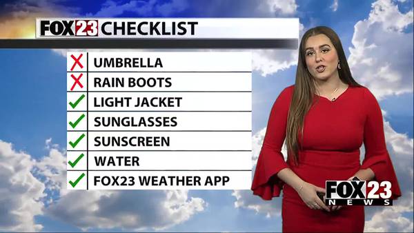 FOX23 Monday Morning Forecast