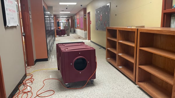Preston Middle School facing $500,000 worth of damage after pipe bursts