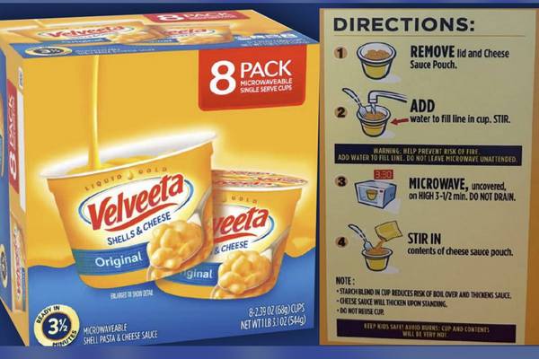Florida woman sues over Velveeta Shells & Cheese ‘ready time’ claim
