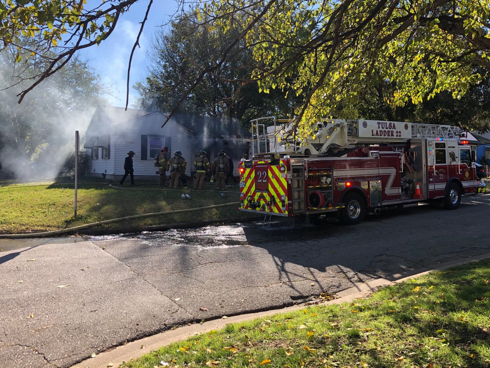 Crews Battle Fully Engulfed Fire In Tulsa – Fox23 News