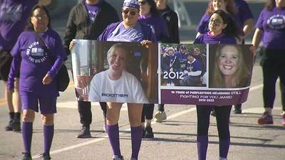 Walk held to raise awareness for pancreatic cancer