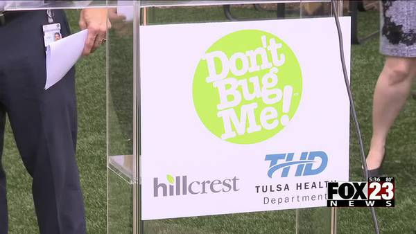 Community leaders gather to help kick off annual ‘Don’t Bug Me!’ flu campaign for Tulsa