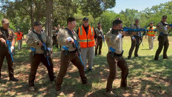 Oklahoma Highway Patrol training for Mission: Secure OK Schools