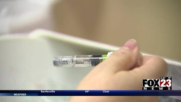 Video: Tulsa Health Department holding immunization clinics for school year