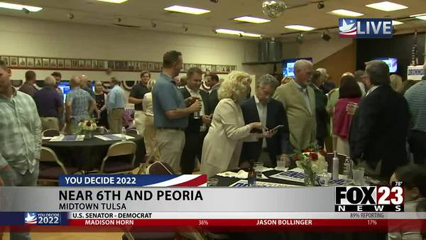Video: Drummond holds watch party on primary night