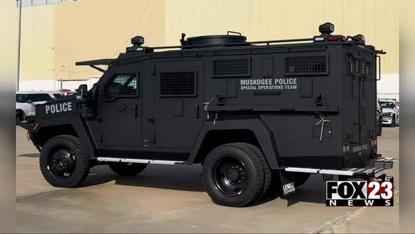 Muskogee police wrap up training with new armored vehicle