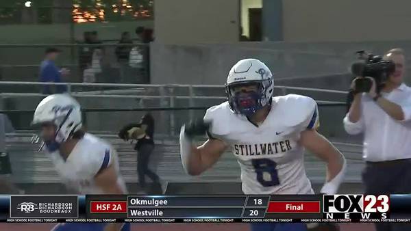 HSFB, WEEK 5: Stillwater shuts out Booker T. 38-6 in FOX23's Game of the Week