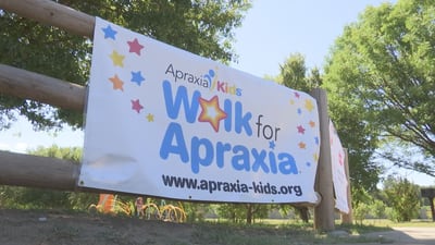 Walk for childhood speech condition held at south Tulsa park