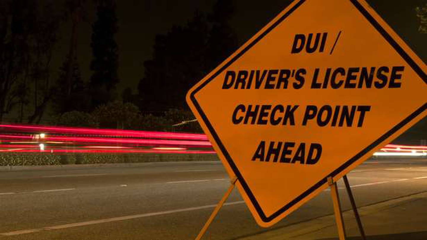 dui checkpoints near me 2021