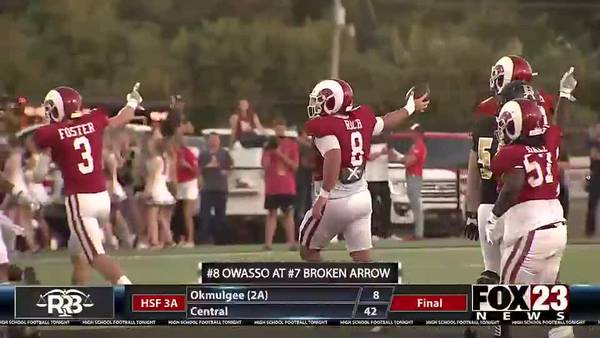 HSFB, WEEK 2: Owasso tops Broken Arrow in Patriot Bowl thriller