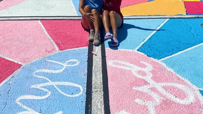 Photos: Green Country seniors paint school parking spots