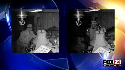 Owasso PD search for thieves wearing head lamps in surveillance pictures