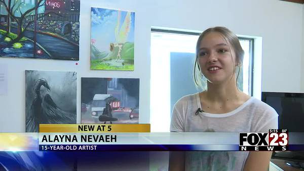 Skiatook gallery showcases 15-year-old’s art