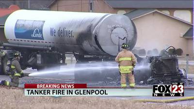 Glenpool family calls 911 after hearing big rig explode