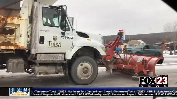 Video: City of Tulsa details road plan for winter weather