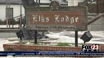 Sapulpa Elks Lodge offering shelter for those in need during freezing weather