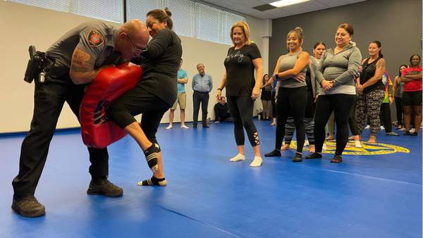 TCSO hosts self-defense class for female realtors at the Tulsa County Jail