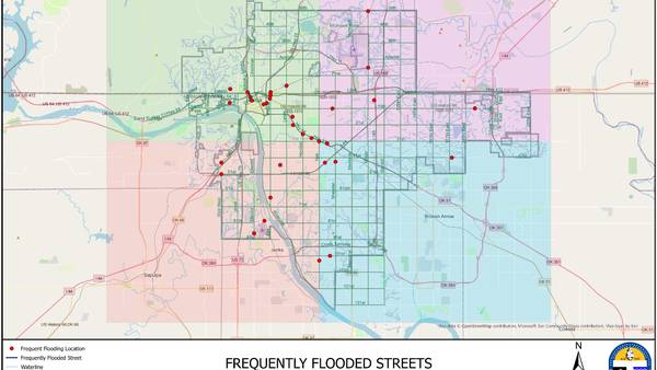 City of Tulsa prepares for potential flash flooding ahead of severe weather