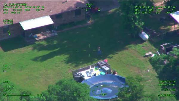 Video: WARNING GRAPHIC: Suspect shot after aiming gun at police helicopter, expected to be OK