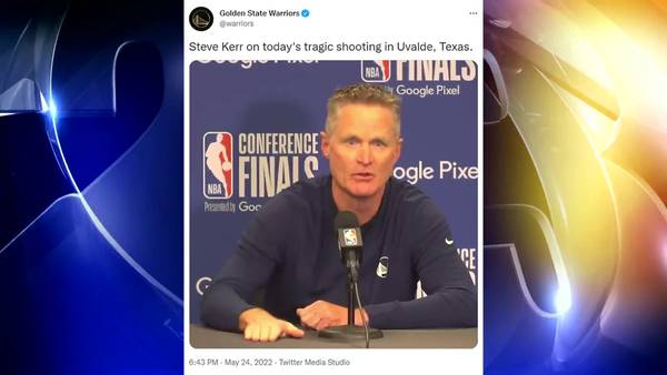 Video: NBA coach gives emotional plea for gun control after Texas school shooting