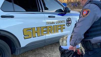 PHOTOS: Tulsa County deputies hand out cold-weather gear to homeless