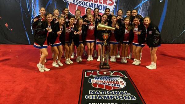 Bixby Middle School cheer squad wins national title