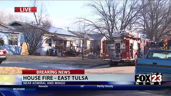 Firefighters put out east Tulsa house fire