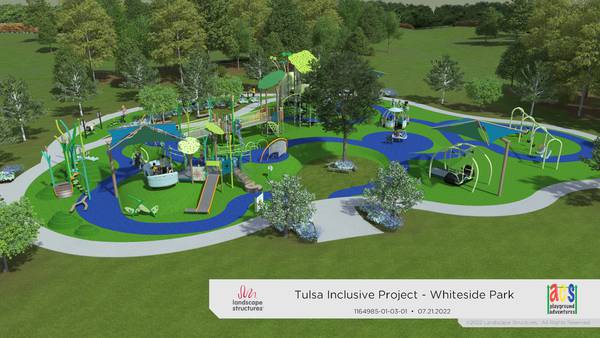 Photos: City of Tulsa, local organizations partner to build inclusive playground