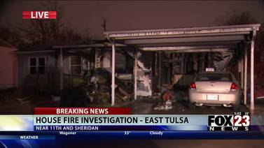 Home damaged in early morning fire in east Tulsa