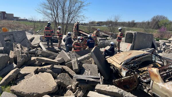 Green Country firefighters train in rubble to prepare for building collapses