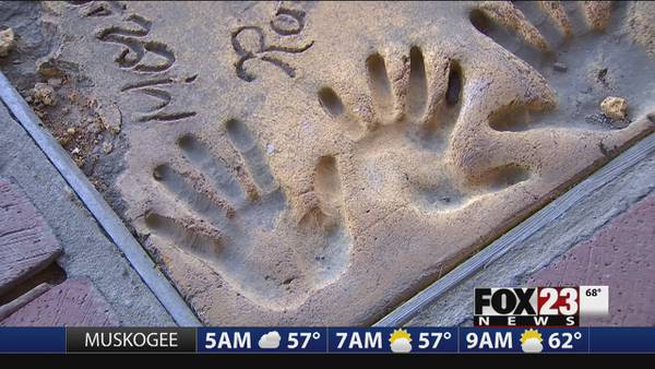 Ehrle's handprint sidewalks salvaged in renovations