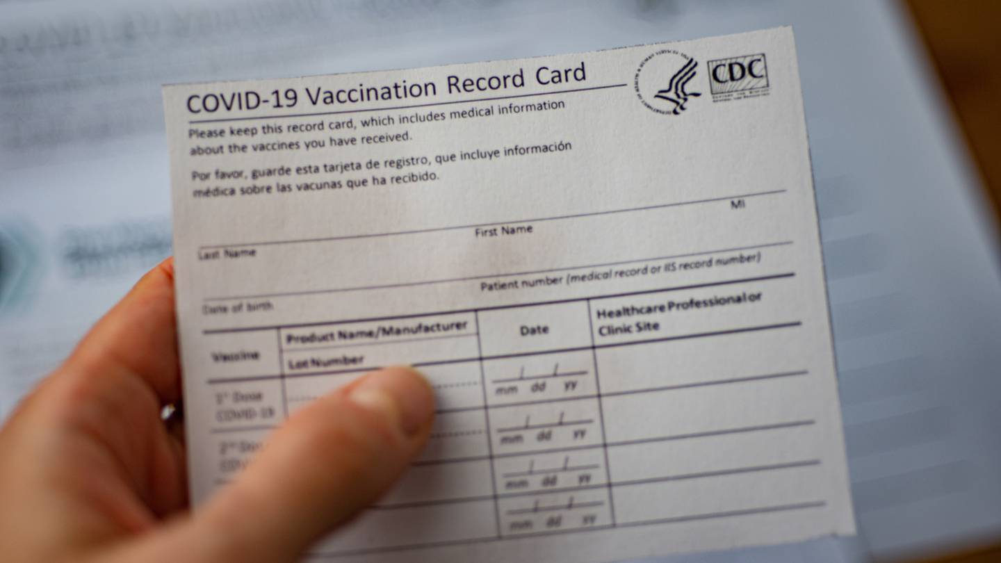 Tips from local health leaders once your vaccine card is filled out ...