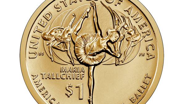 US Mint accepting orders for $ 1 coin featuring Maria Tallchief
