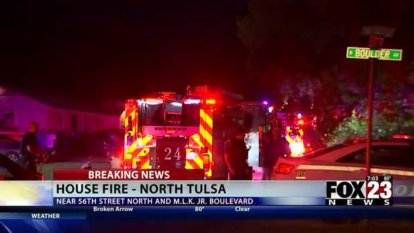 VIDEO: Tulsa police, fire investigate possible case of arson