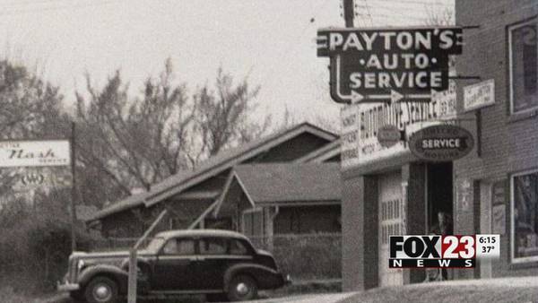 VIDEO: Auto repair shop restoring classic Route 66 look in Tulsa