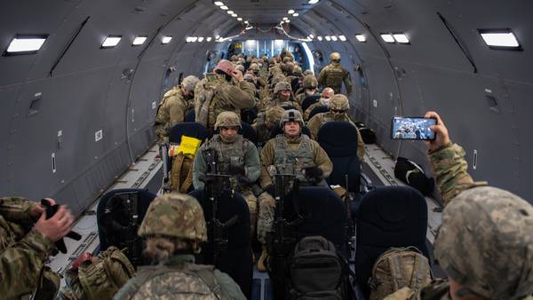Oklahoma guardsmen discuss year-long mission training Ukrainian troops