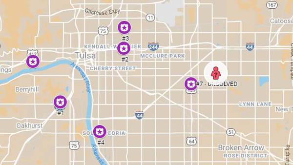 Tulsa police release city homicide map
