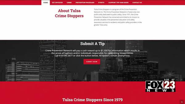 FOX23 partners with Crime Stoppers working to reduce and prevent crime