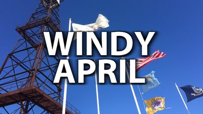 Tired of the wind? April is the windiest month of the year
