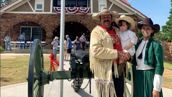 Pawnee Bill Ranch and Museum holds dedication ceremony for historic cannon