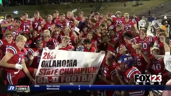 WATCH: Bixby wins state title, breaks Oklahoma winning streak record