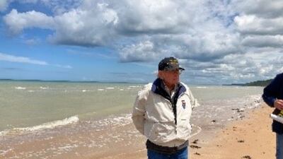 WWII Veteran and Tulsan speaks about traveling to Omaha Beach, D-Day