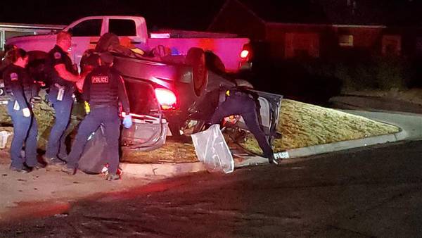Driver crashes in Tulsa neighborhood following pursuit