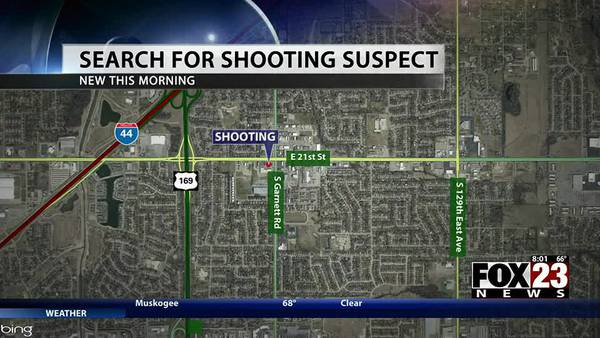 Video: Tulsa police searching for shooting suspect