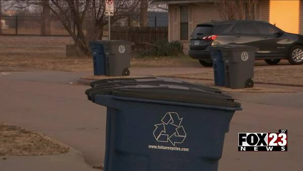 VIDEO: Curbside recycling to restart next week in Tulsa